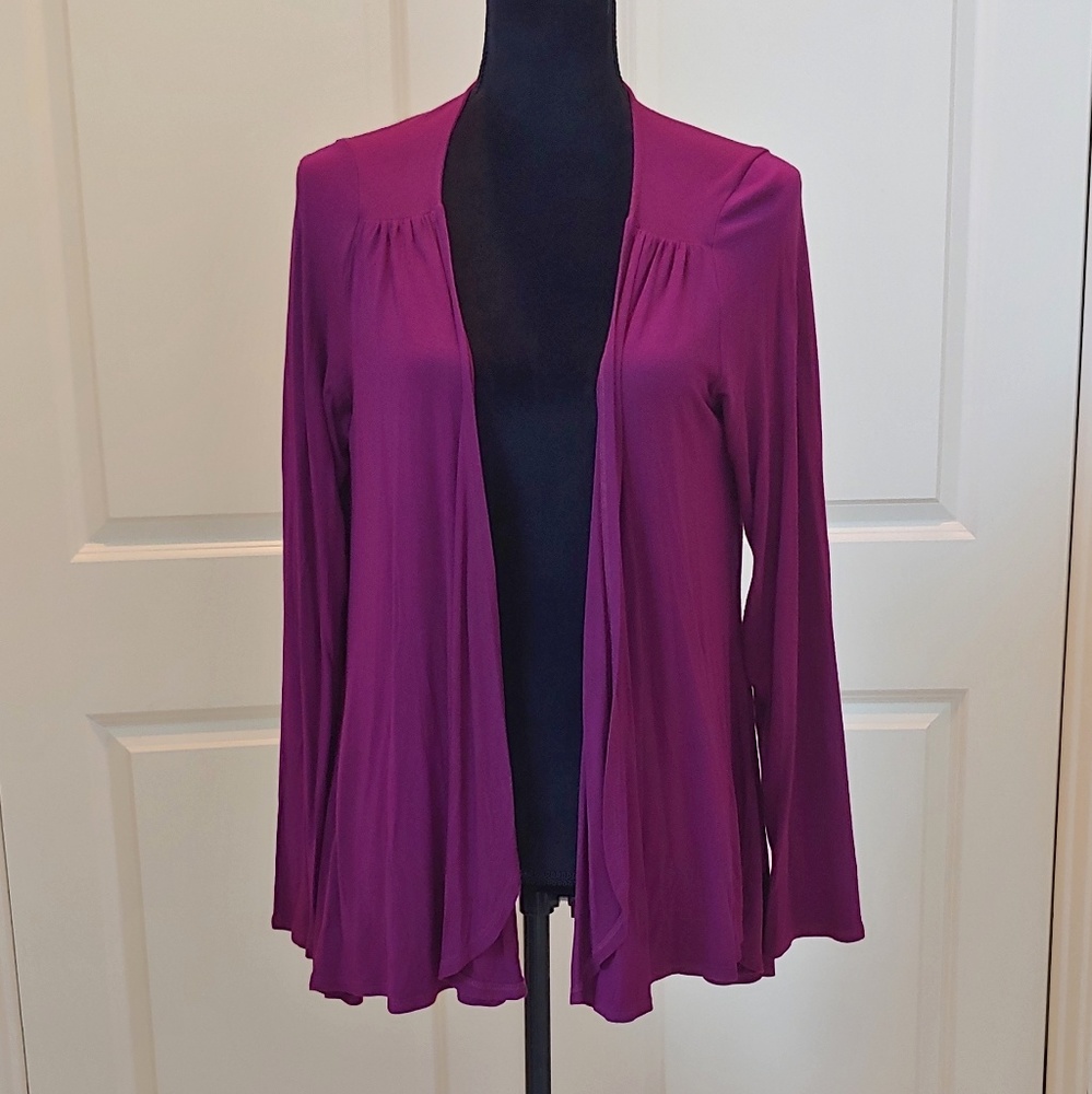 Purple swing jacket